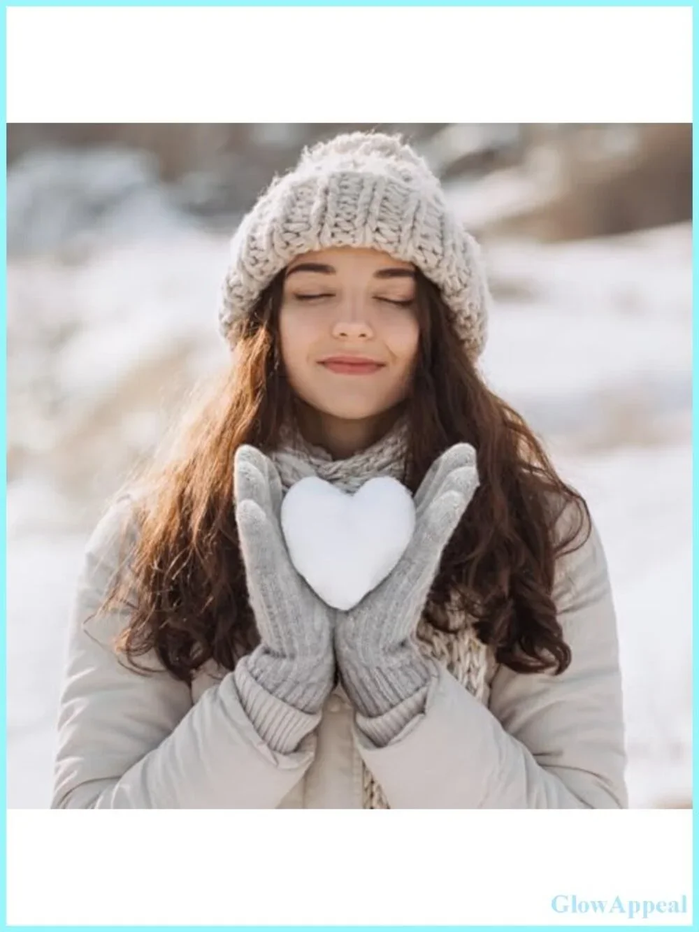 Touchscreen Fleece Lined Winter Gloves Women Thermal Knit Gloves